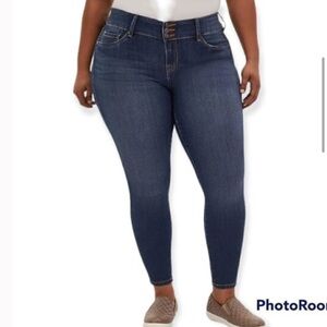 NWOT Torrid Jegging Jeans Medium Wash High Rise Super Skinny 10T Tall
